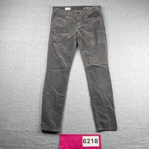 Gap 1969 Legging Jean Corduroy Feel Gray Womens Size 27R Casual